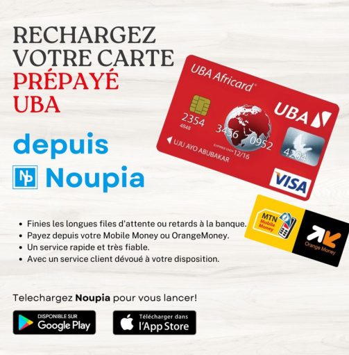 UBA Prepaid Cards Recharge - Noupia.